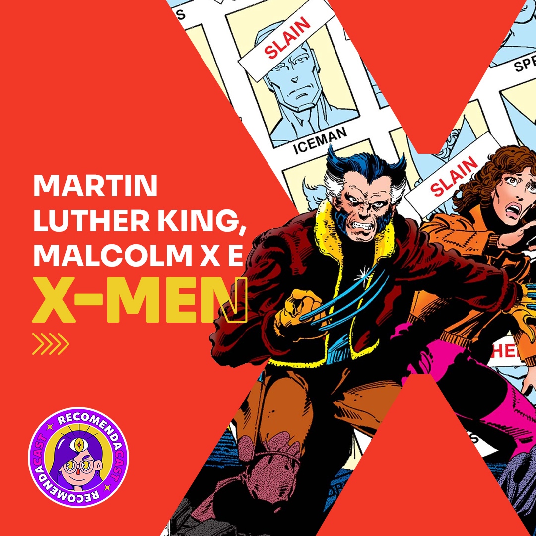 Carousel post about how Martin Luther King, Malcolm X and the X-Men are related