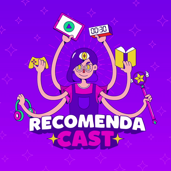 Recomendacast's logo in motion