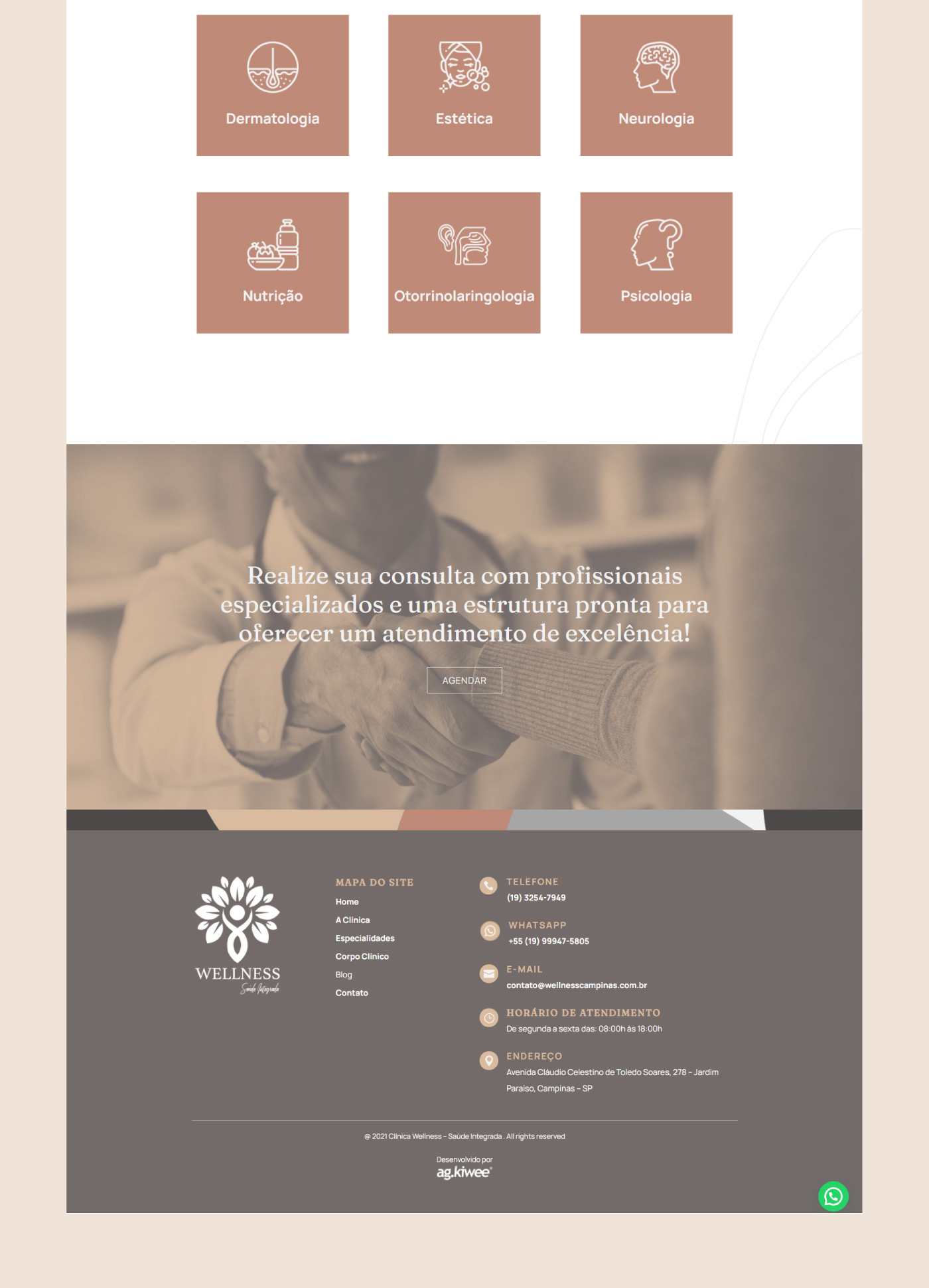 Wellness Clinic homepage. Wellness Clinic homepage.