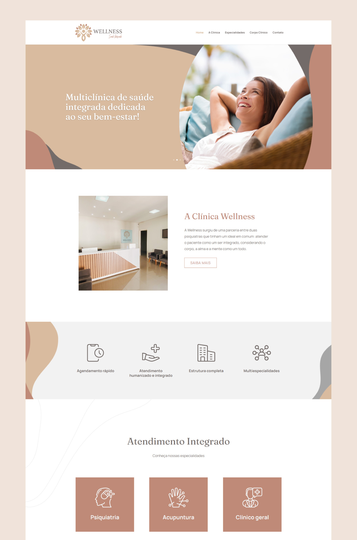 Wellness Clinic homepage. Wellness Clinic homepage.